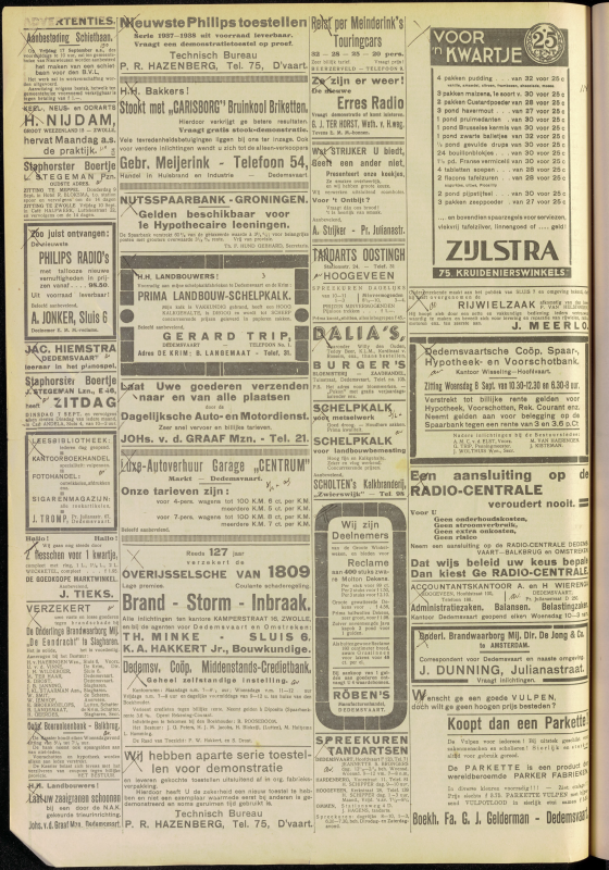 Bekijk detail van "Dedemsvaartsche Courant 4/9/1937 pagina 4 van 12<br xmlns:atlantis="urn:atlantis" />"