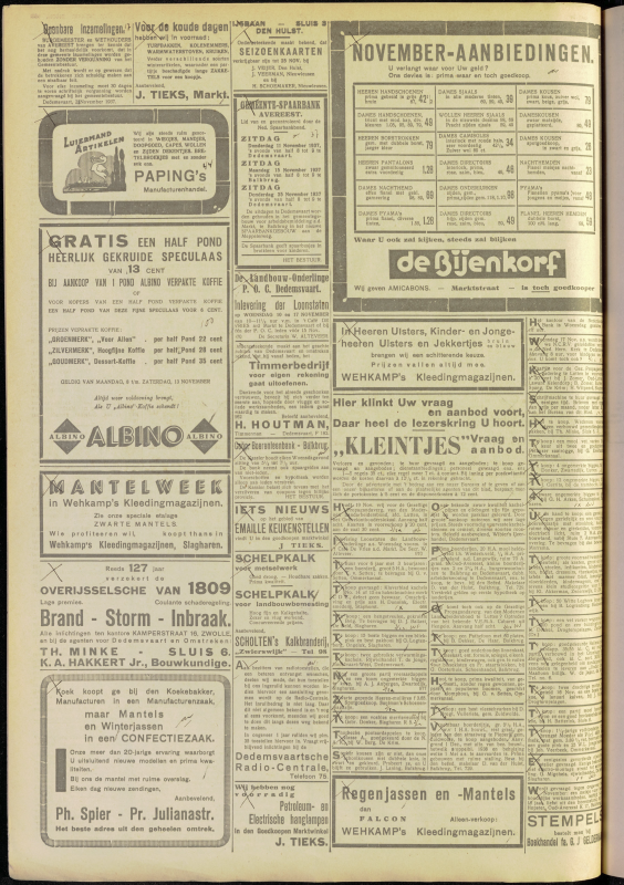 Bekijk detail van "Dedemsvaartsche Courant 10/11/1937 pagina 8 van 8<br xmlns:atlantis="urn:atlantis" />"