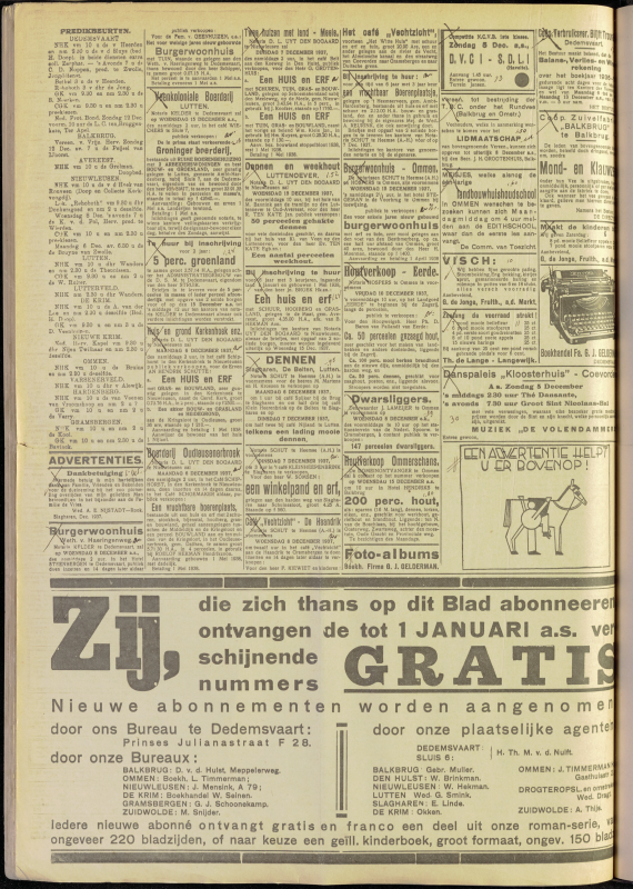 Bekijk detail van "Dedemsvaartsche Courant 4/12/1937 pagina 14 van 14<br xmlns:atlantis="urn:atlantis" />"