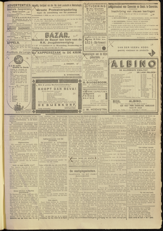 Bekijk detail van "Dedemsvaartsche Courant 12/2/1938 pagina 7 van 12<br xmlns:atlantis="urn:atlantis" />"