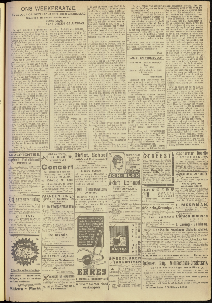 Bekijk detail van "Dedemsvaartsche Courant 30/4/1938 pagina 3 van 12<br xmlns:atlantis="urn:atlantis" />"