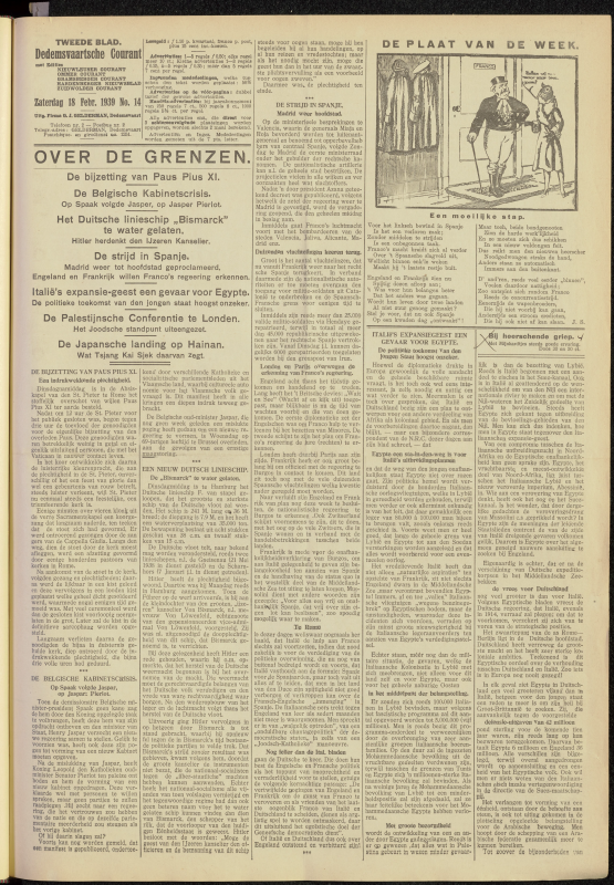Bekijk detail van "Dedemsvaartsche Courant 18/2/1939 pagina 5 van 12<br xmlns:atlantis="urn:atlantis" />"