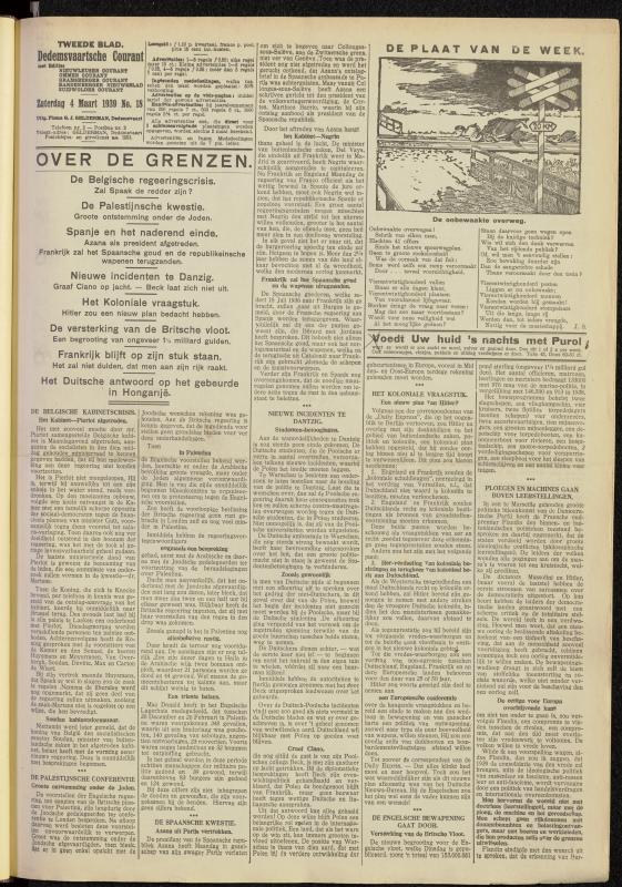 Bekijk detail van "Dedemsvaartsche Courant 4/3/1939 pagina 5 van 12<br xmlns:atlantis="urn:atlantis" />"