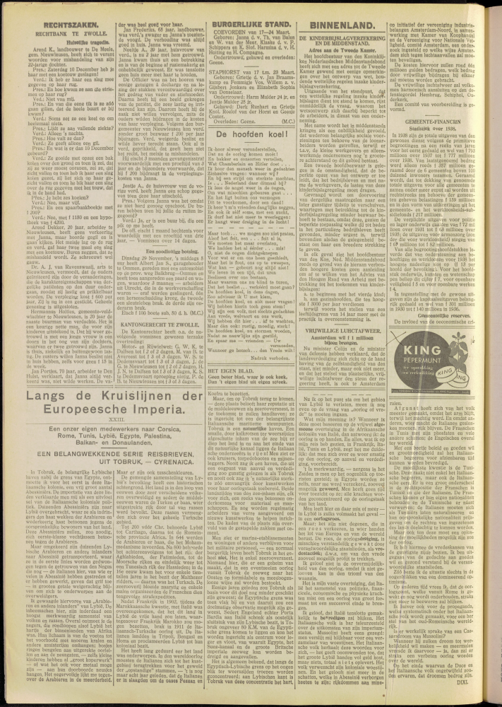 Bekijk detail van "Dedemsvaartsche Courant 29/3/1939 pagina 2 van 8<br xmlns:atlantis="urn:atlantis" />"