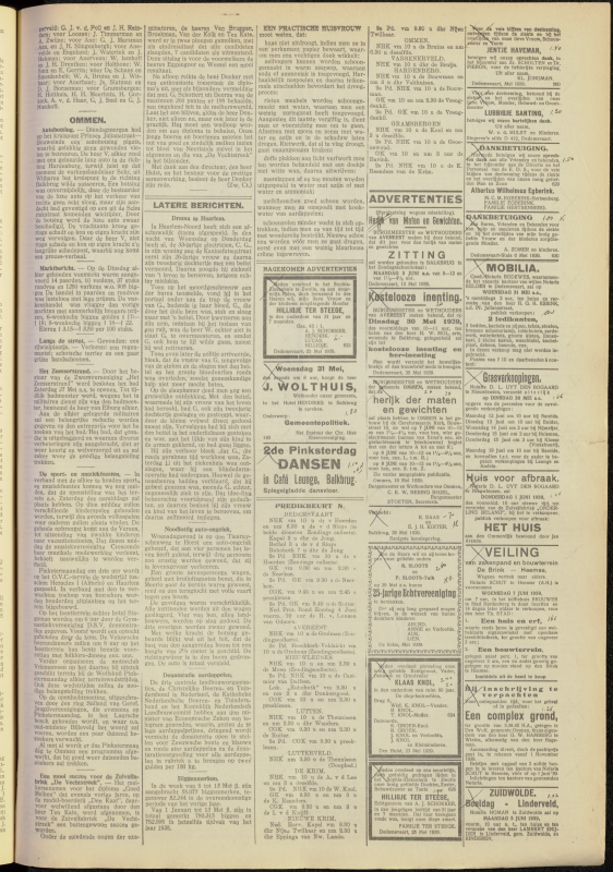 Bekijk detail van "Dedemsvaartsche Courant 27/5/1939 pagina 11 van 12<br xmlns:atlantis="urn:atlantis" />"