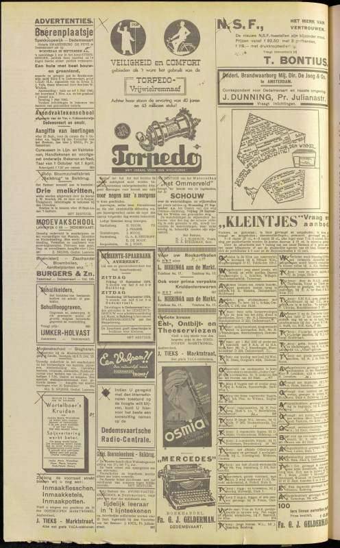 Bekijk detail van "Dedemsvaartsche Courant 20/9/1939 pagina 8 van 8<br xmlns:atlantis="urn:atlantis" />"