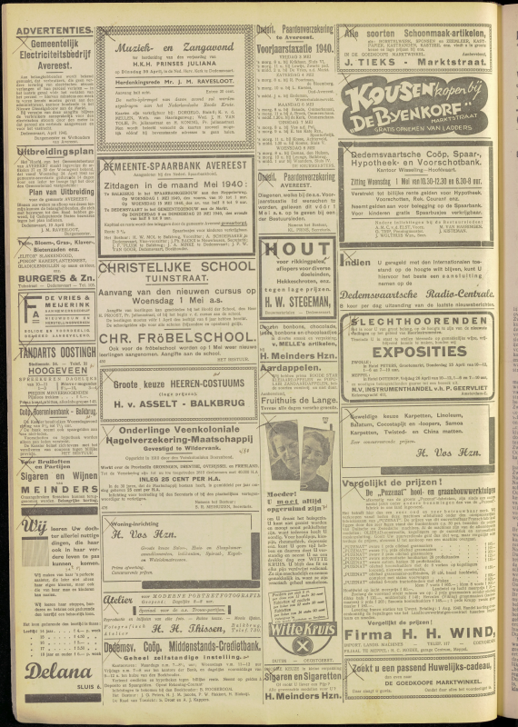 Bekijk detail van "Dedemsvaartsche Courant 26/4/1940 pagina 4 van 12<br xmlns:atlantis="urn:atlantis" />"