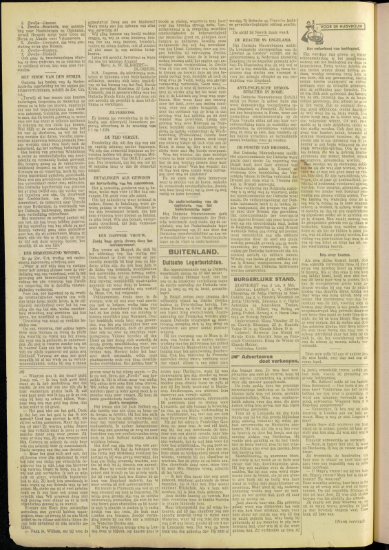 Bekijk detail van "Dedemsvaartsche Courant 17/5/1940 pagina 2 van 6<br xmlns:atlantis="urn:atlantis" />"
