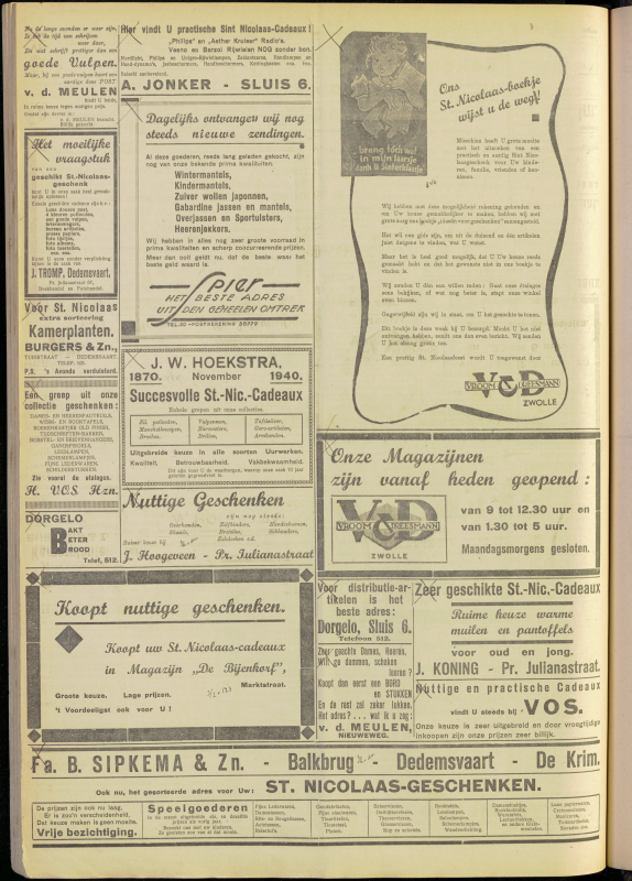 Bekijk detail van "Dedemsvaartsche Courant 29/11/1940 pagina 4 van 8<br xmlns:atlantis="urn:atlantis" />"