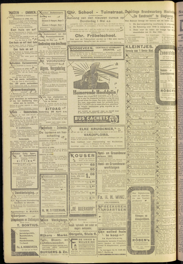 Bekijk detail van "Dedemsvaartsche Courant 18/4/1941 pagina <span class="highlight">8</span> van <span class="highlight">8</span><br xmlns:atlantis="urn:atlantis" />"