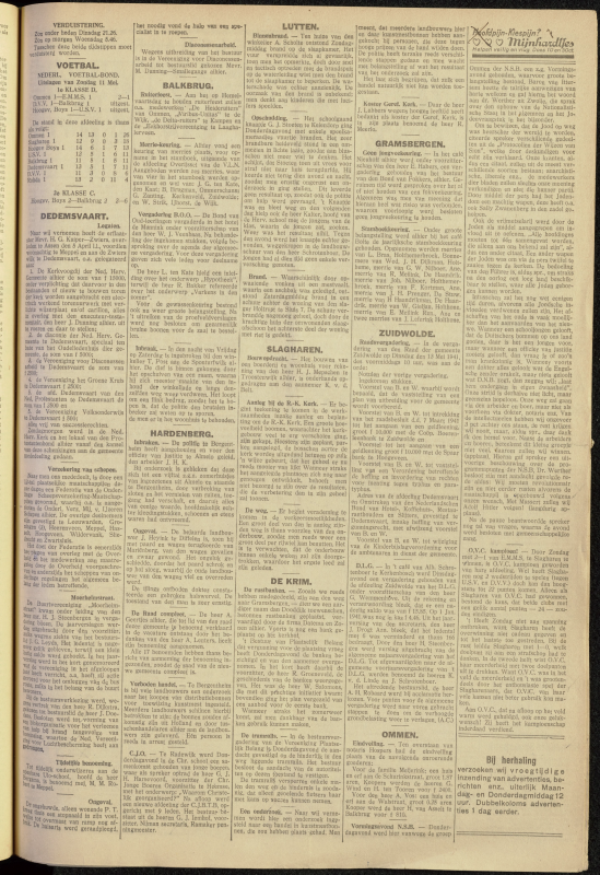 Bekijk detail van "Dedemsvaartsche Courant 13/5/1941 pagina 3 van 4<br xmlns:atlantis="urn:atlantis" />"