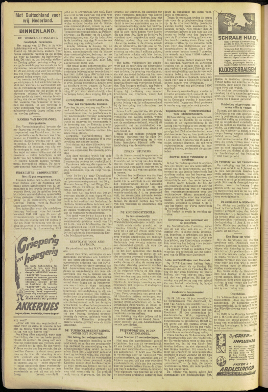 Bekijk detail van "Dedemsvaartsche Courant 24/12/1941 pagina 2 van 8<br xmlns:atlantis="urn:atlantis" />"