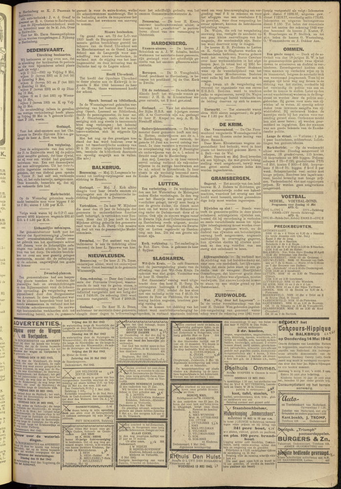 Bekijk detail van "Dedemsvaartsche Courant 8/5/1942 pagina 3 van 4<br xmlns:atlantis="urn:atlantis" />"