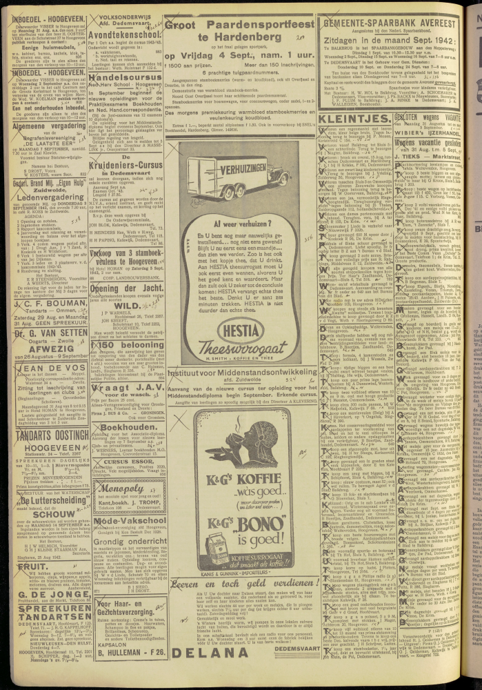 Bekijk detail van "Dedemsvaartsche Courant 28/8/1942 pagina <span class="highlight">4</span> van <span class="highlight">4</span><br xmlns:atlantis="urn:atlantis" />"