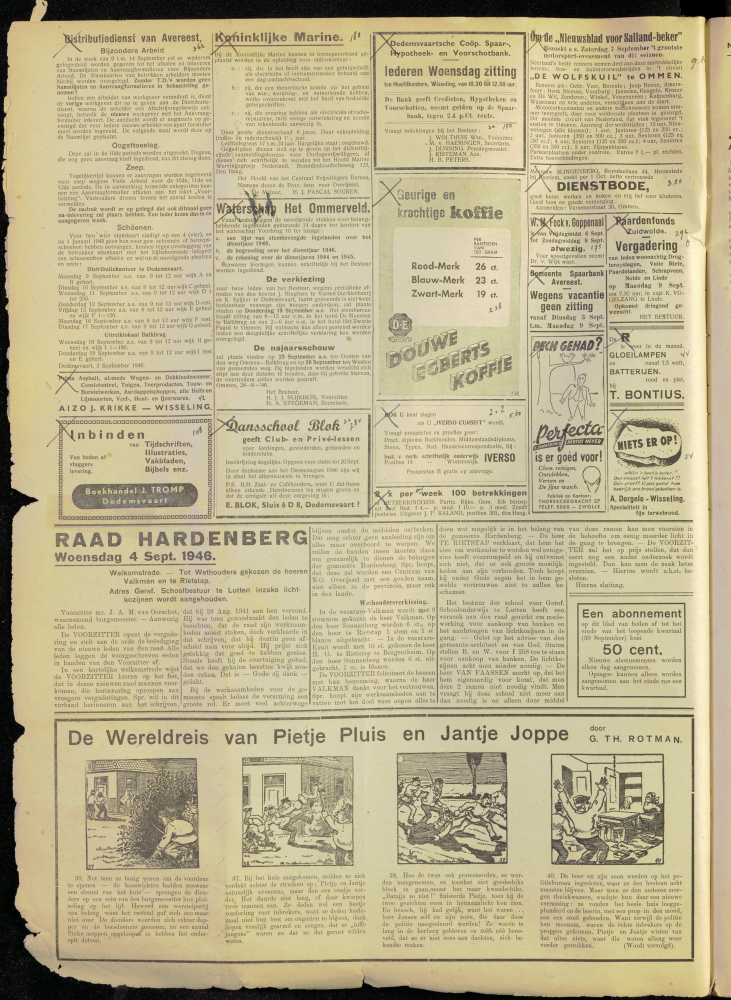 Bekijk detail van "Dedemsvaartsche Courant 6/9/1946 pagina <span class="highlight">4</span> van <span class="highlight">4</span><br xmlns:atlantis="urn:atlantis" />"