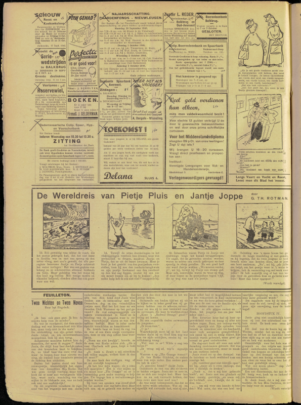 Bekijk detail van "Dedemsvaartsche Courant 27/9/1946 pagina <span class="highlight">4</span> van <span class="highlight">4</span><br xmlns:atlantis="urn:atlantis" />"