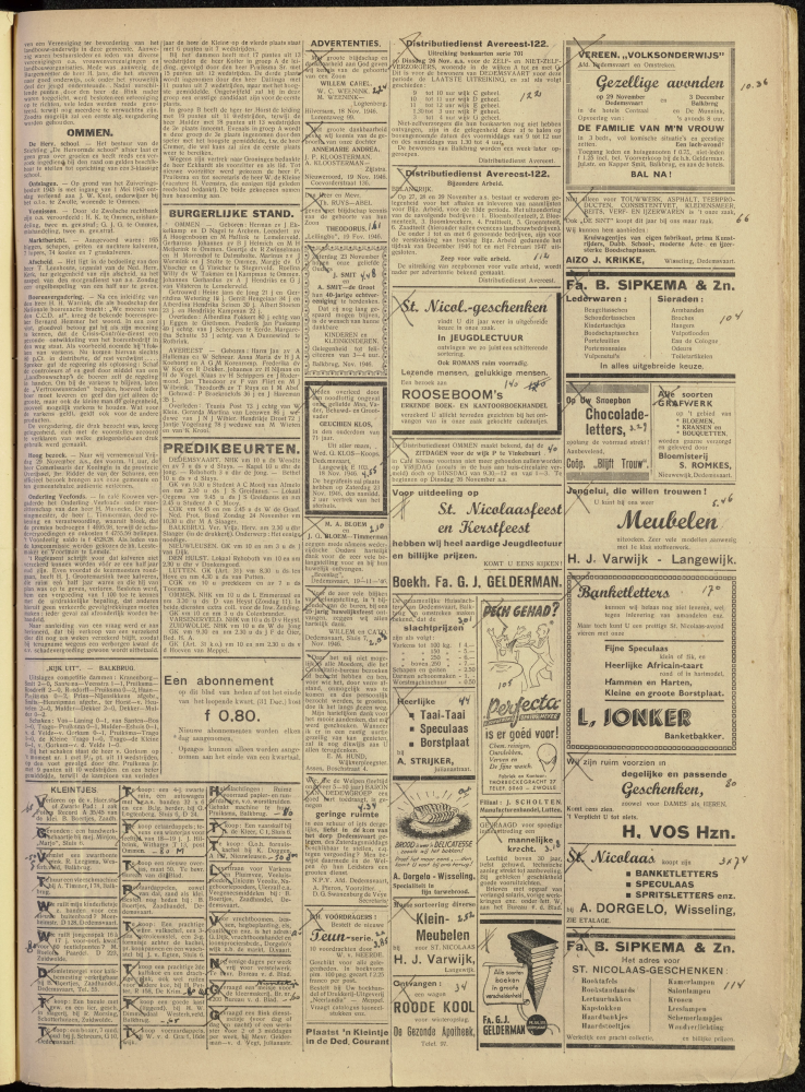 Bekijk detail van "Dedemsvaartsche Courant 22/11/1946 pagina 3 van 4<br xmlns:atlantis="urn:atlantis" />"