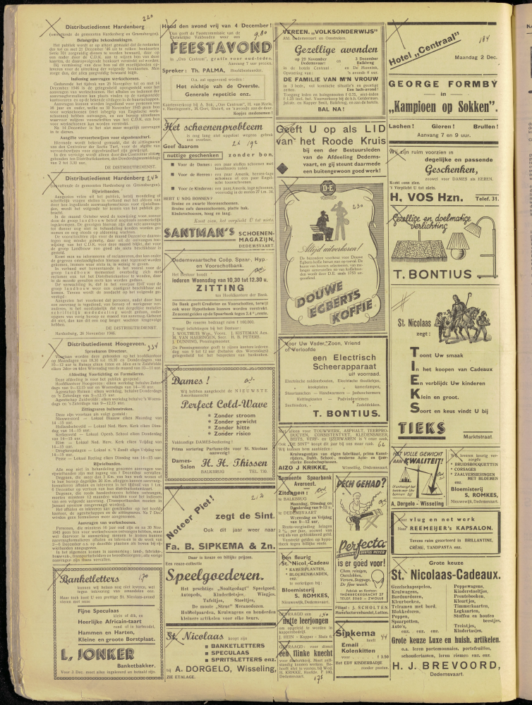 Bekijk detail van "Dedemsvaartsche Courant 29/11/1946 pagina 4 van 4<br xmlns:atlantis="urn:atlantis" />"