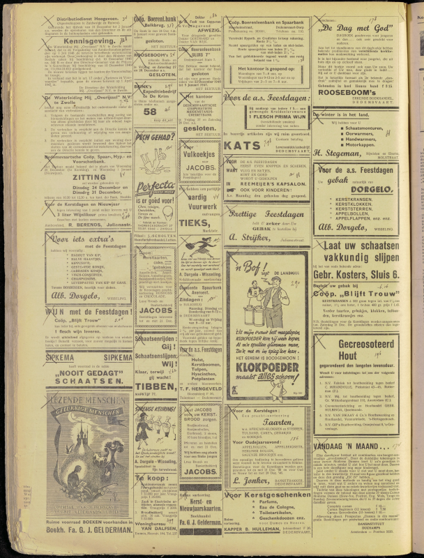 Bekijk detail van "Dedemsvaartsche Courant 20/12/1946 pagina <span class="highlight">4</span> van <span class="highlight">4</span><br xmlns:atlantis="urn:atlantis" />"