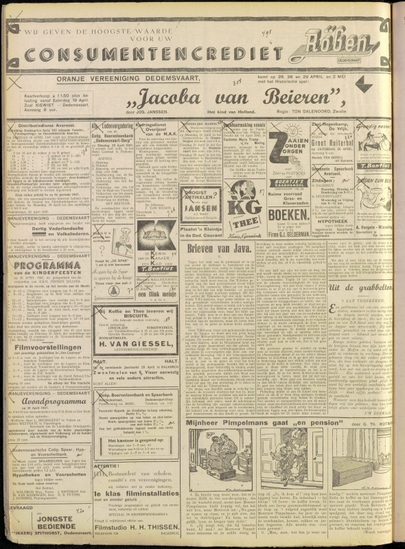 Bekijk detail van "Dedemsvaartsche Courant 22/4/1947 pagina 4 van 4<br xmlns:atlantis="urn:atlantis" />"