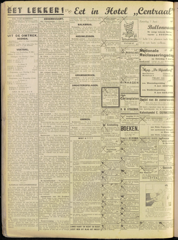 Bekijk detail van "Dedemsvaartsche Courant 3/6/1947 pagina 2 van 2<br xmlns:atlantis="urn:atlantis" />"