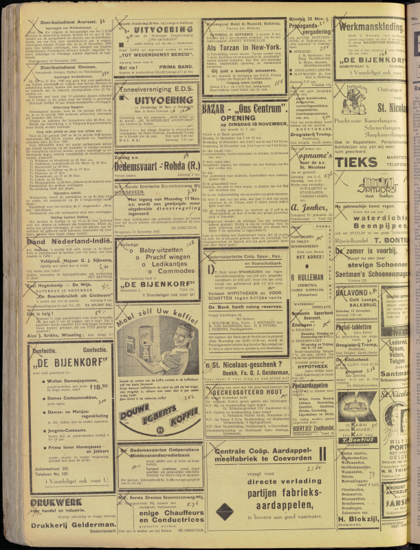 Bekijk detail van "Dedemsvaartsche Courant 14/11/1947 pagina 4 van 4<br xmlns:atlantis="urn:atlantis" />"