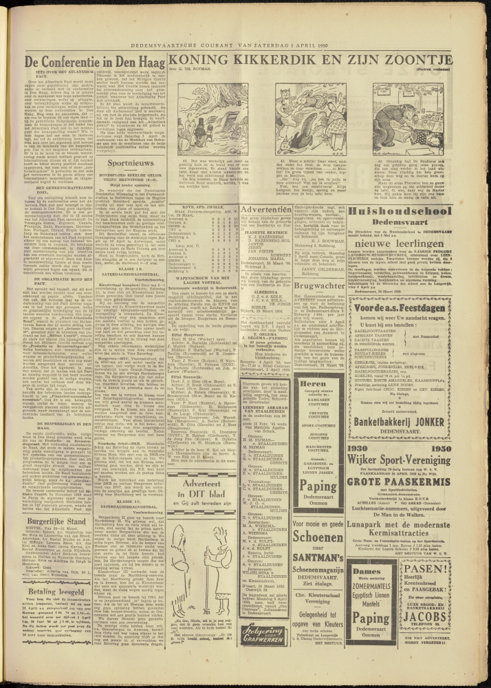 Bekijk detail van "Dedemsvaartsche Courant 1/4/1950 pagina 3 van 8<br xmlns:atlantis="urn:atlantis" />"