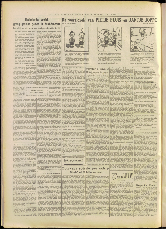Bekijk detail van "Dedemsvaartsche Courant 15/7/1950 pagina 6 van 8<br xmlns:atlantis="urn:atlantis" />"
