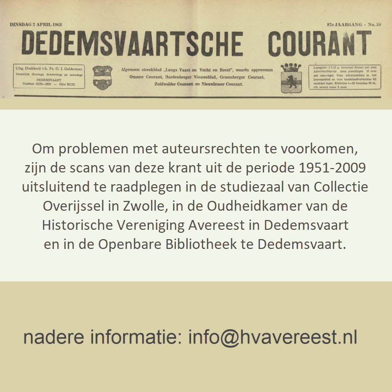 Bekijk detail van "Dedemsvaartsche Courant 2/3/1967 pagina <span class="highlight">1</span> van 12<br xmlns:atlantis="urn:atlantis" />"