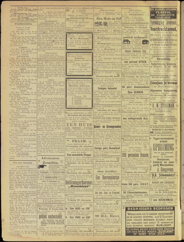 Bekijk detail van "Dedemsvaartsche Courant 14/1/1905 pagina 2 van 4<br xmlns:atlantis="urn:atlantis" />"