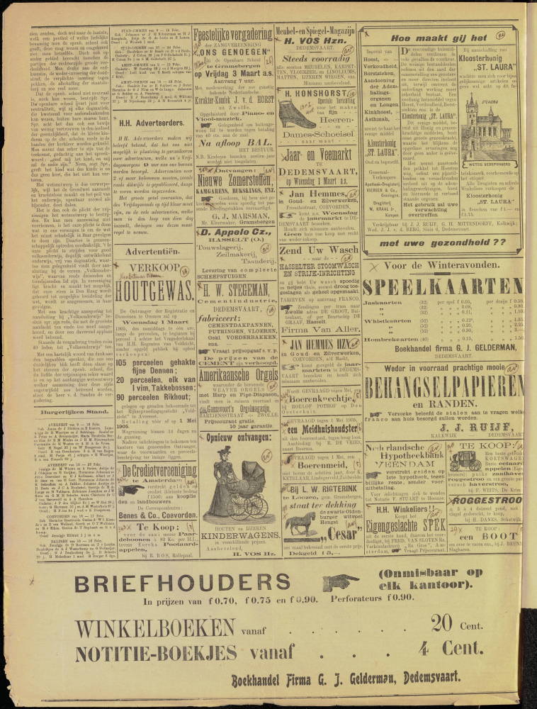 Bekijk detail van "Dedemsvaartsche Courant 25/2/1905 pagina 6 van 6<br xmlns:atlantis="urn:atlantis" />"