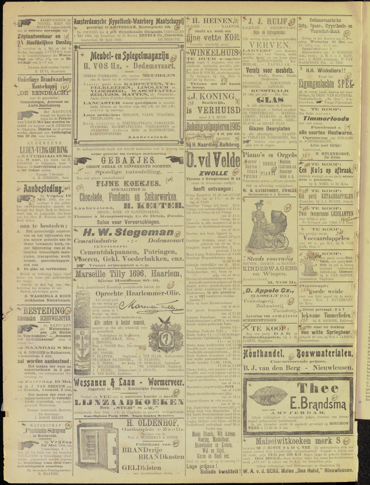 Bekijk detail van "Dedemsvaartsche Courant 6/5/1905 pagina 4 van 4<br xmlns:atlantis="urn:atlantis" />"