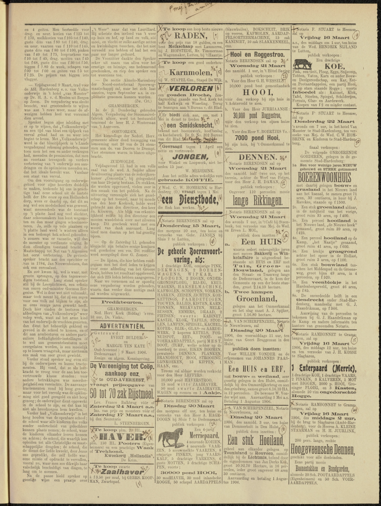 Bekijk detail van "Dedemsvaartsche Courant 14/3/1906 pagina 3 van 4<br xmlns:atlantis="urn:atlantis" />"