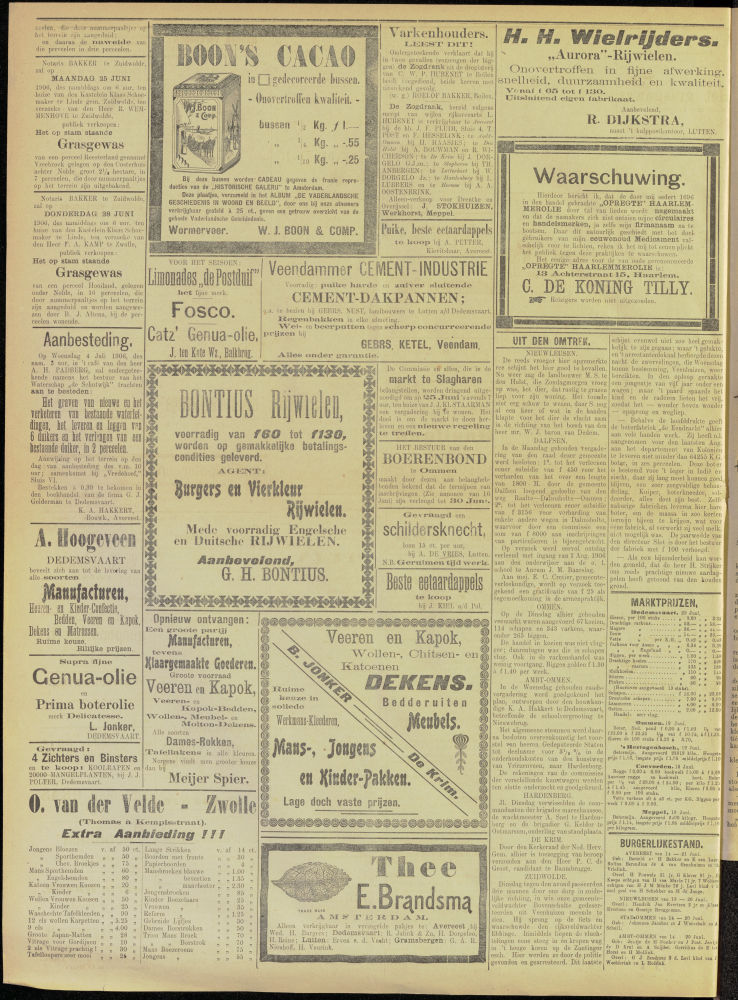 Bekijk detail van "Dedemsvaartsche Courant 23/6/1906 pagina 8 van 10<br xmlns:atlantis="urn:atlantis" />"