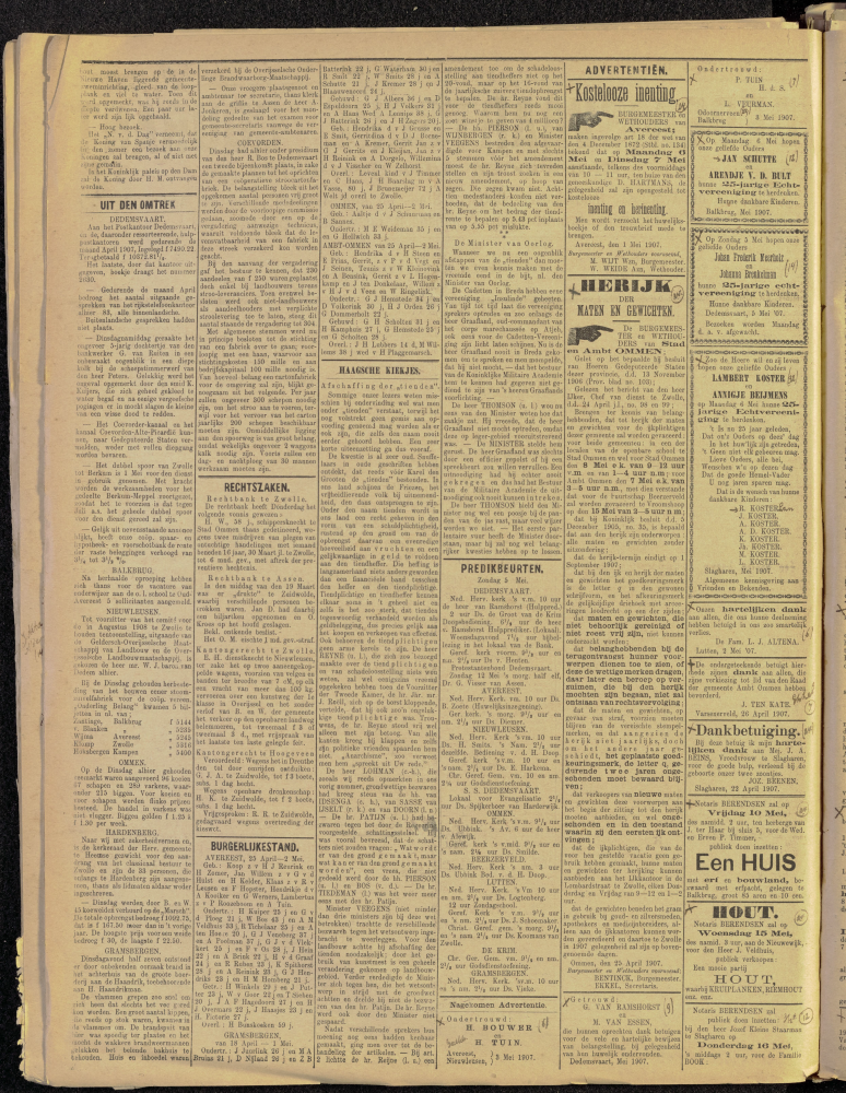 Bekijk detail van "Dedemsvaartsche Courant 4/5/1907 pagina 2 van 6<br xmlns:atlantis="urn:atlantis" />"