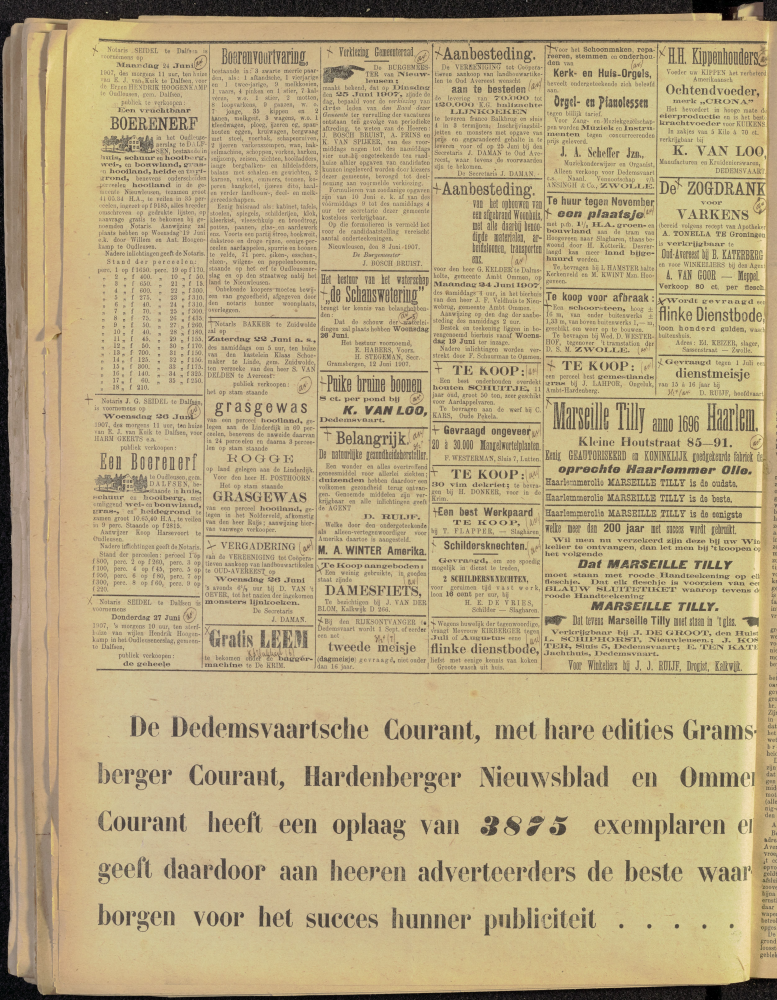 Bekijk detail van "Dedemsvaartsche Courant <span class="highlight">19</span>/6/1907 pagina 4 van 4<br xmlns:atlantis="urn:atlantis" />"