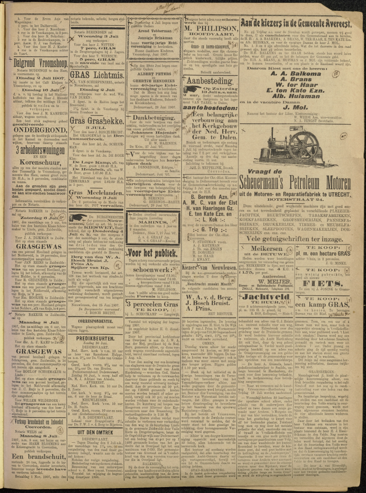 Bekijk detail van "Dedemsvaartsche Courant 29/6/1907 pagina 3 van 6<br xmlns:atlantis="urn:atlantis" />"