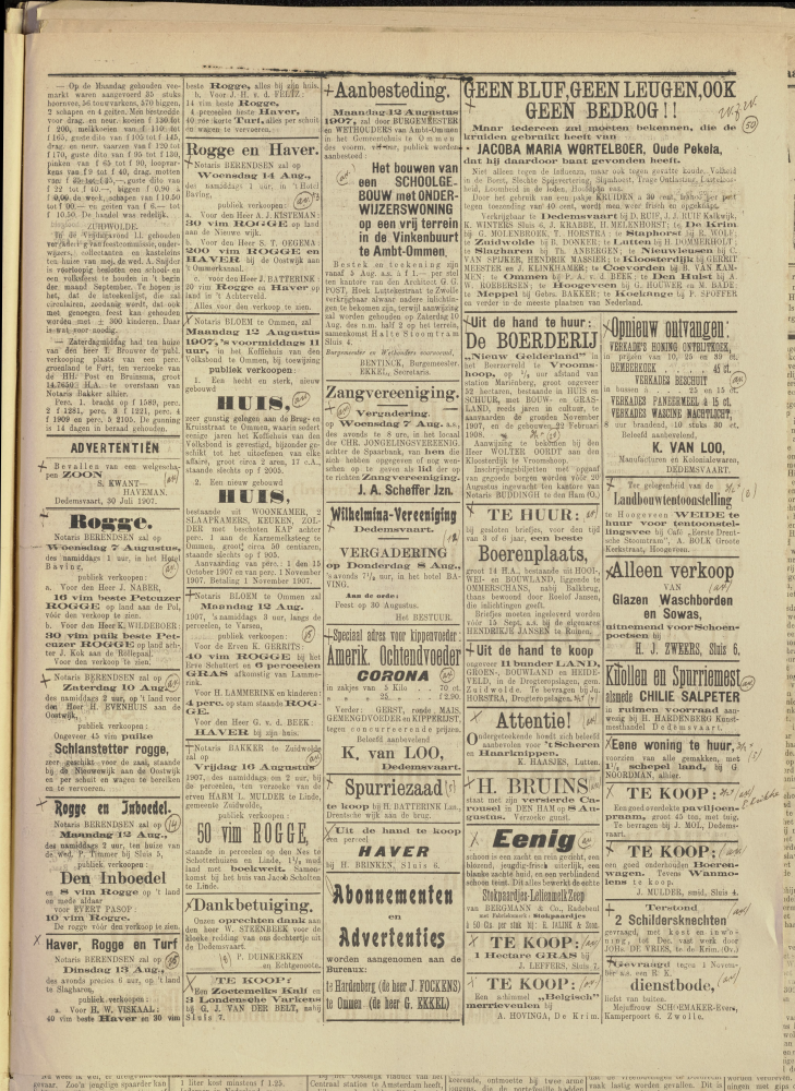 Bekijk detail van "Dedemsvaartsche Courant 7/8/1907 pagina 3 van 4<br xmlns:atlantis="urn:atlantis" />"