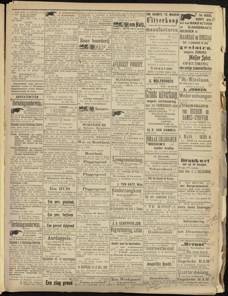 Bekijk detail van "Dedemsvaartsche Courant 21/9/1907 pagina 3 van 6<br xmlns:atlantis="urn:atlantis" />"