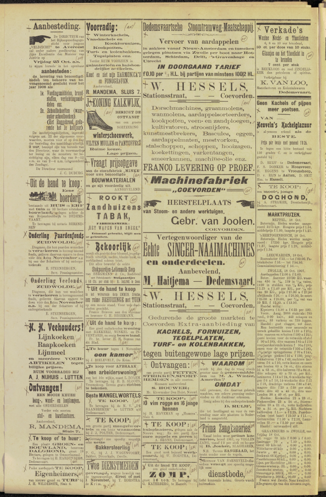 Bekijk detail van "Dedemsvaartsche Courant 23/10/1907 pagina 4 van 4<br xmlns:atlantis="urn:atlantis" />"