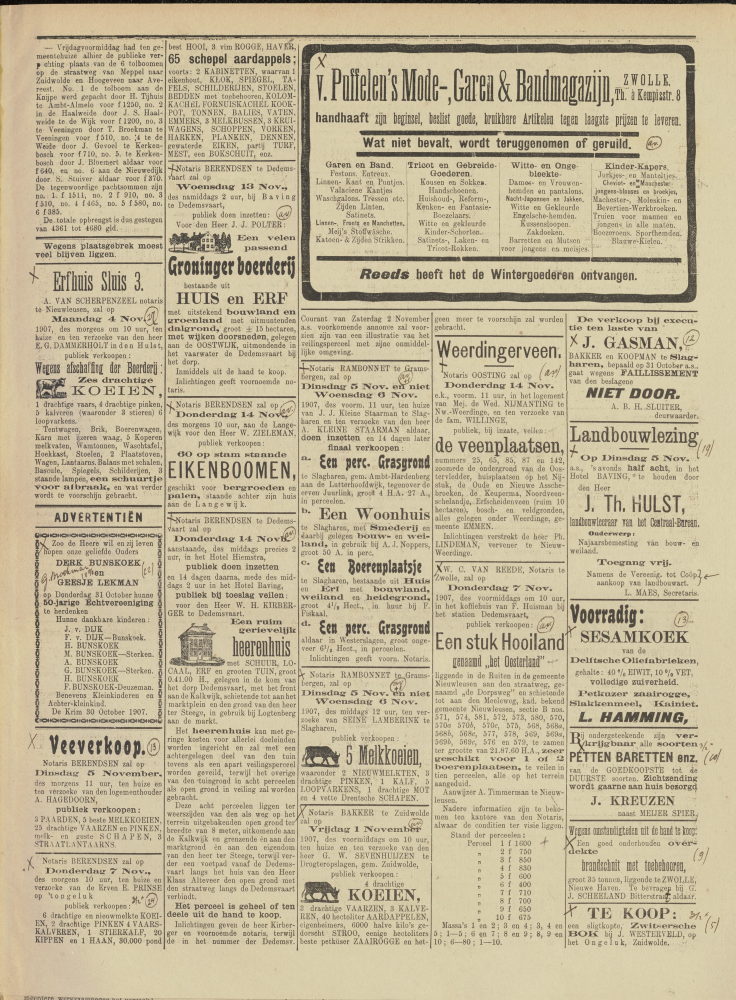Bekijk detail van "Dedemsvaartsche Courant 30/10/1907 pagina 3 van 4<br xmlns:atlantis="urn:atlantis" />"
