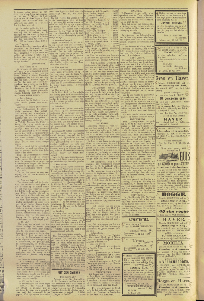 Bekijk detail van "Dedemsvaartsche Courant 29/7/1908 pagina 2 van 4<br xmlns:atlantis="urn:atlantis" />"