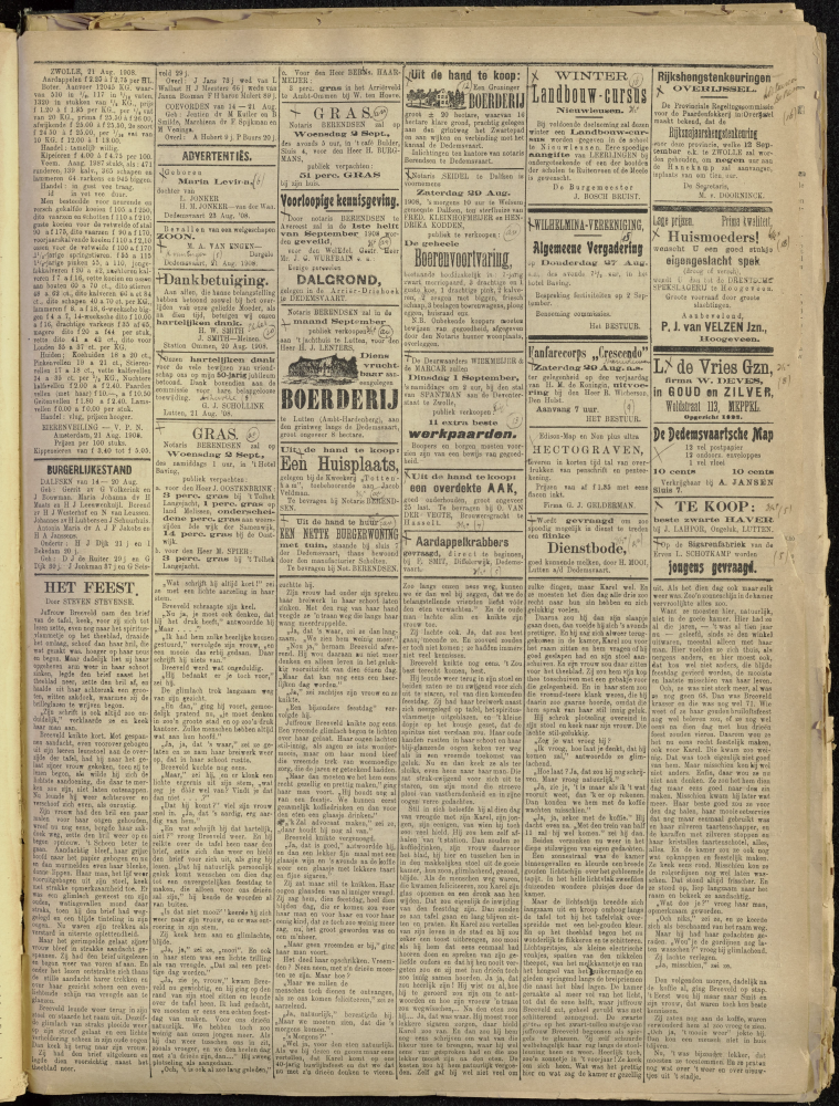 Bekijk detail van "Dedemsvaartsche Courant 26/8/1908 pagina 3 van 4<br xmlns:atlantis="urn:atlantis" />"