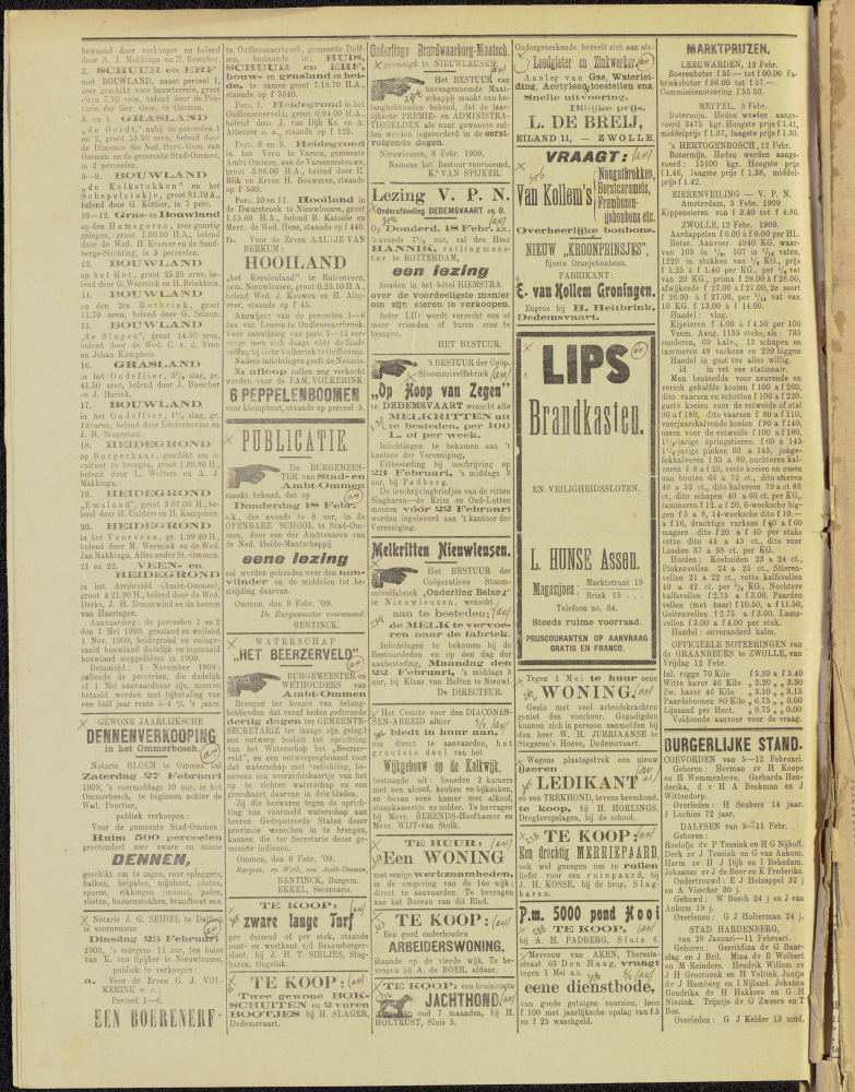 Bekijk detail van "Dedemsvaartsche Courant 17/2/1909 pagina 4 van 4<br xmlns:atlantis="urn:atlantis" />"