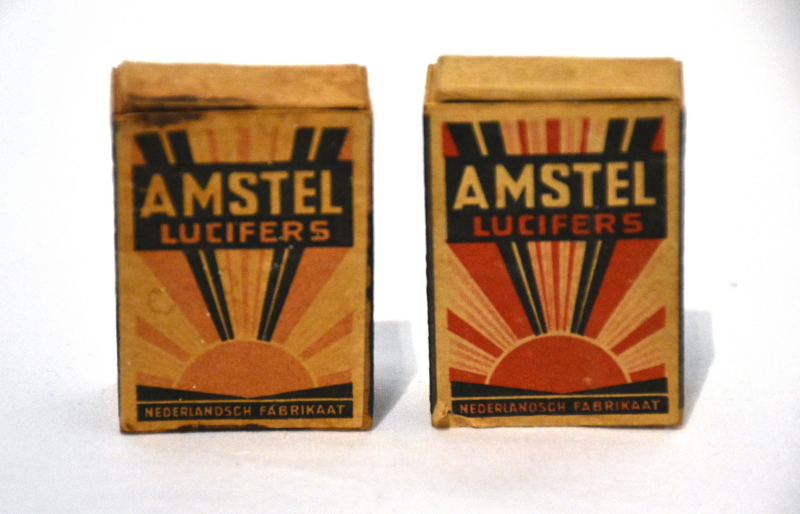 Bekijk detail van "Amstel lucifers - Nederlandsch fabrikaat"