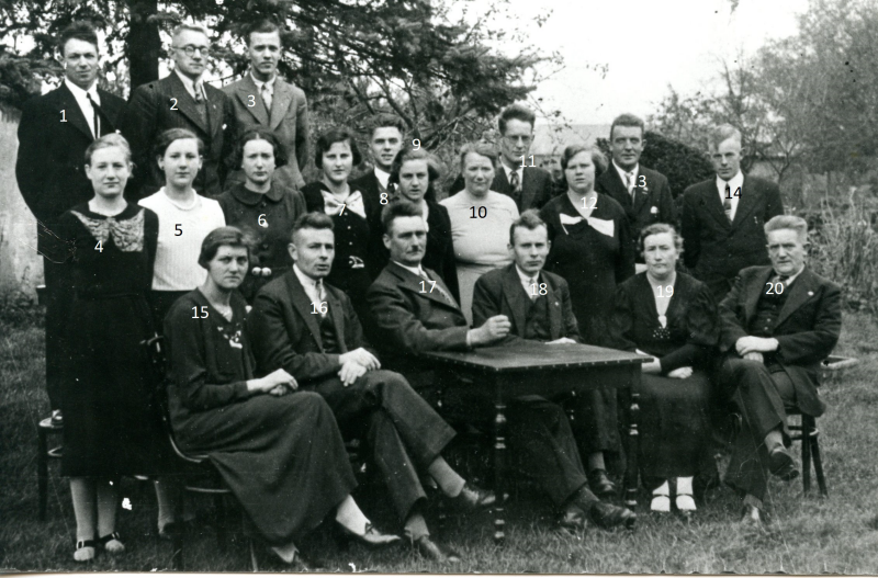 Bekijk detail van "Leden toneelvereniging Herman Heijermans, jaren dertig"