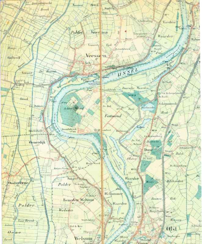 Bekijk detail van "Topografischekaart nr. 356 Wijhe, 1911"
