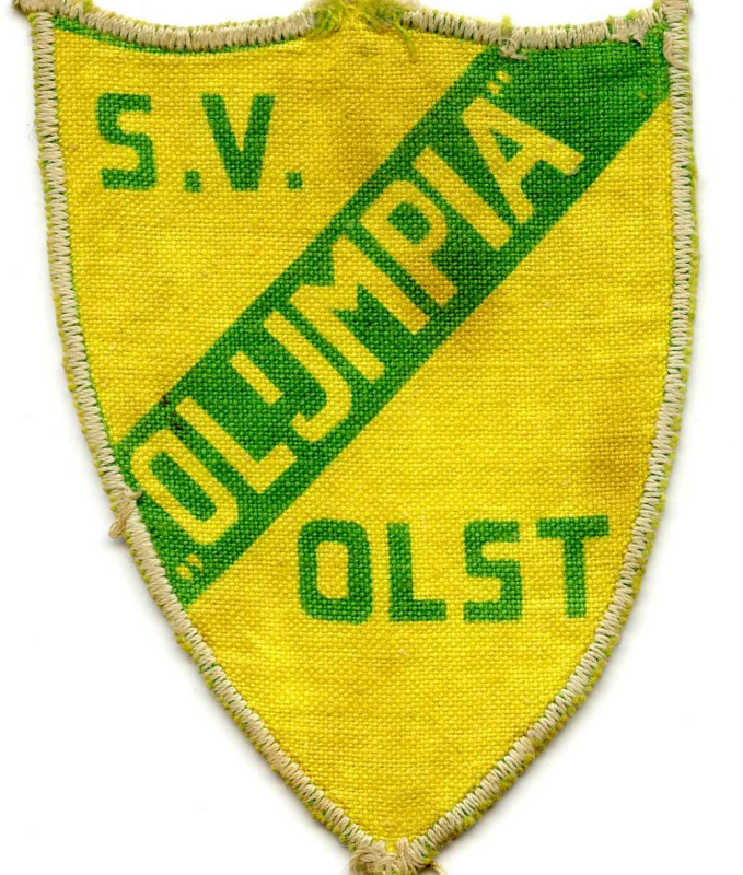 Bekijk detail van "Stoffen embleem wandel Sport Vereniging ''Olympia" Olst"