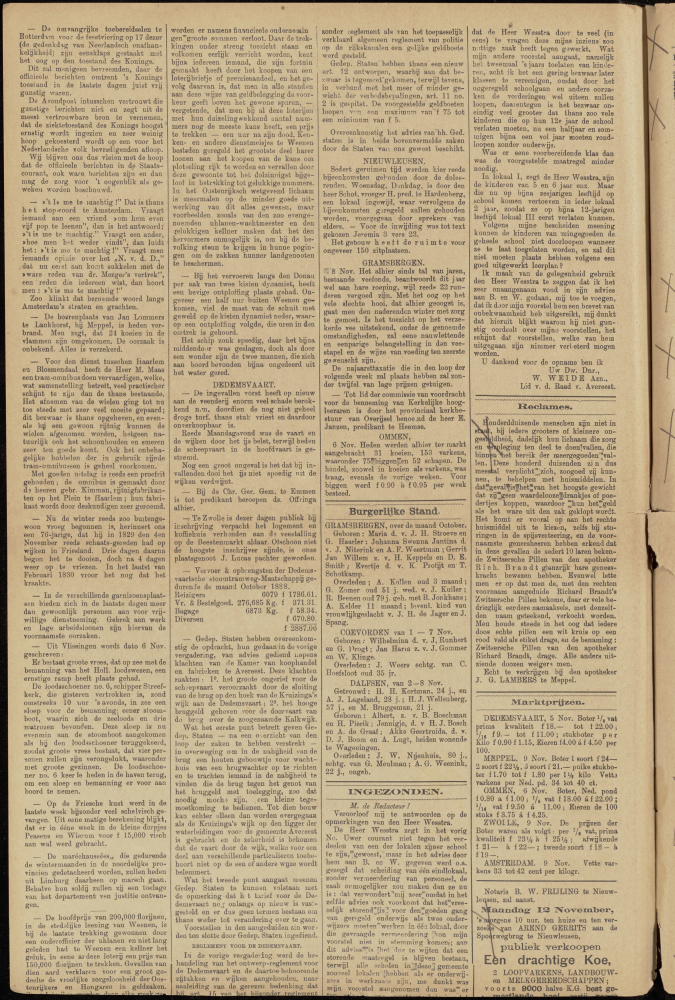 Bekijk detail van "Dedemsvaartsche Courant 10/11/1888 pagina 2 van 4<br xmlns:atlantis="urn:atlantis" />"