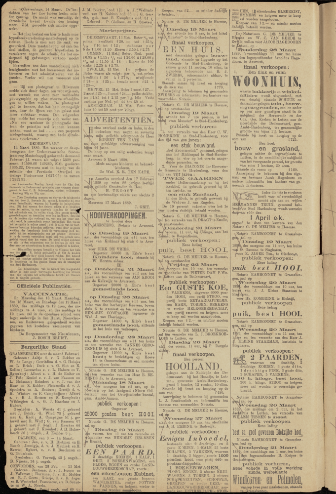 Bekijk detail van "Dedemsvaartsche Courant 16/3/1889 pagina 2 van 4<br xmlns:atlantis="urn:atlantis" />"